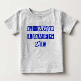 De Bebé G-MAW me ama camiseta infantil