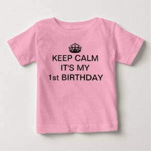 De Bebé GUARDE LA CALMA que es MI 1ra CAMISETA del NIÑO