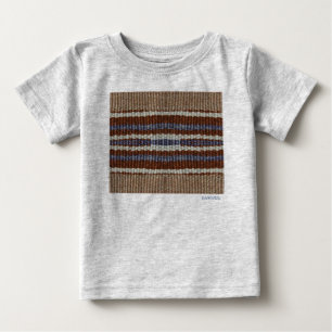 De Bebé HAMbWG - Camiseta para niños - Azul marrón hipster