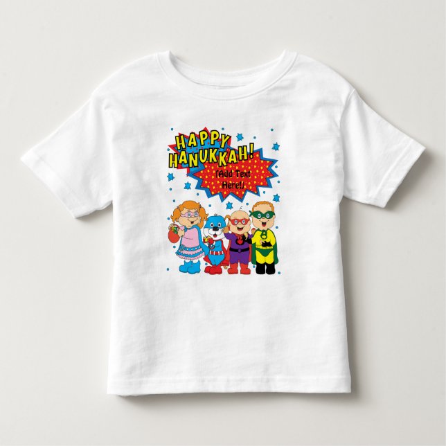 De Bebé Hanukkah, pequeña camiseta (Anverso)
