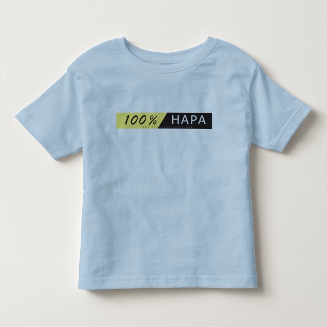 De Bebé HAPA embroma la camiseta - el 100% HAPA (Anverso)