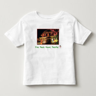 De Bebé ¡He sido bueno, Santa! Camiseta para niños pequeño