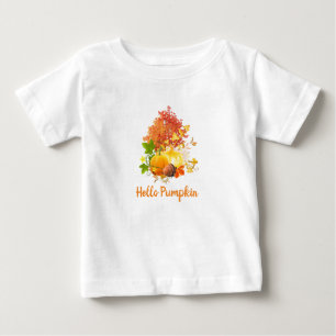 De Bebé Hola Calabaza Adorable Camiseta Infantil Temporada