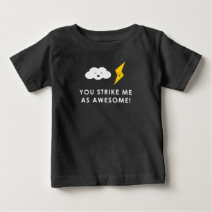 De Bebé Impresionante camiseta relámpago