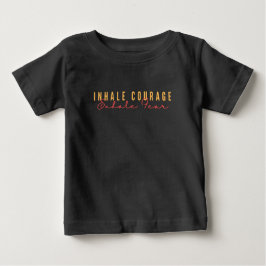 De Bebé INHALE COURAGE EXHALE FEAR - Camiseta YOGA POWER