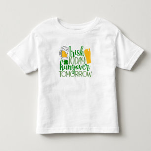 De Bebé Irish Today, Hungover Mañana Camiseta Infantil