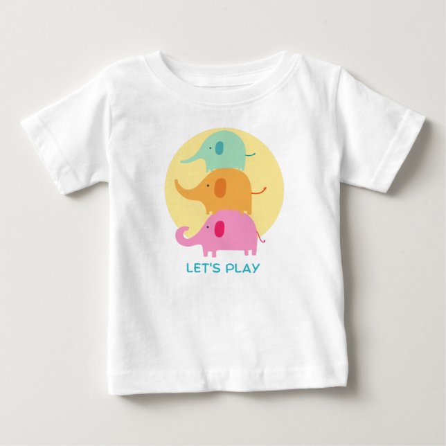 De Bebé Juguemos a la pequeña camiseta (Anverso)