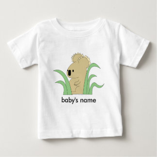 De Bebé koala infantil en camiseta del eucalipto