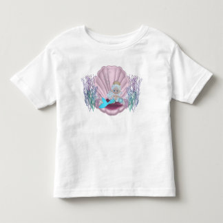 De Bebé KRW Bonito Pequeña sirena, pequeña camiseta