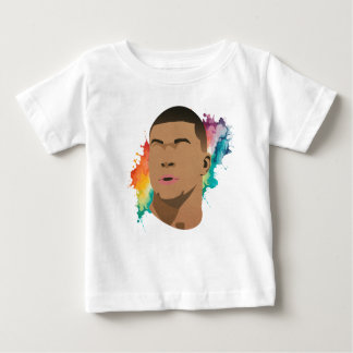 De Bebé Kylian Mbappe Arcoiris Acuarela Niños Camiseta
