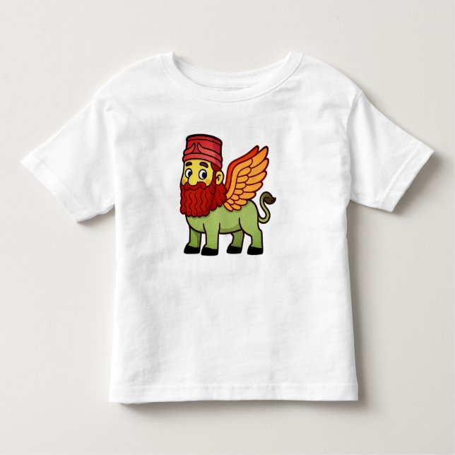De Bebé La amigable camiseta Lamassu (Anverso)