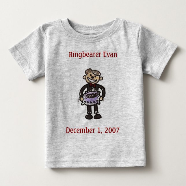 DE BEBÉ LA CAMISETA (Anverso)