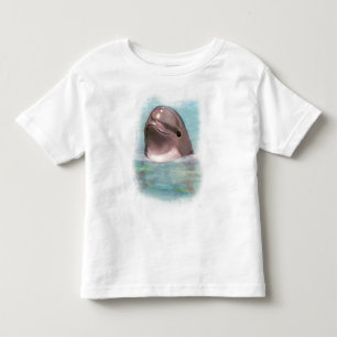 DE BEBÉ LA CAMISETA DEL NIÑO DEL DELFÍN