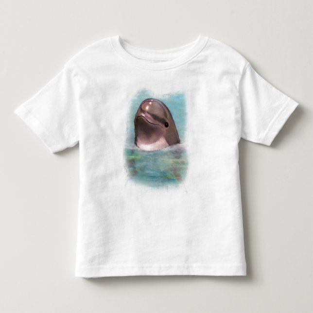 DE BEBÉ LA CAMISETA DEL NIÑO DEL DELFÍN (Anverso)
