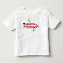 LA CAMISETA DEL NIÑO DEL EQUIPO SHOTOKAN