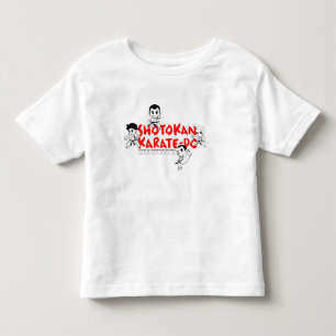 DE BEBÉ LA CAMISETA DEL NIÑO DEL EQUIPO SHOTOKAN