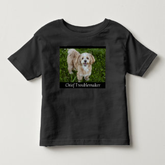 De Bebé La camiseta del perro retriever dorado Jefe Amigo