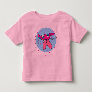 De Bebé La camiseta divertida del niño del diseño del gato