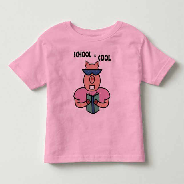 De Bebé La escuela es camiseta fresca (Anverso)