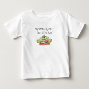 De Bebé la MAMA 5C NO ES CAMISETA DERECHA del NIÑO