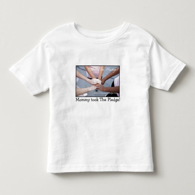 De Bebé La mamá tomó la camiseta del compromiso (Anverso)