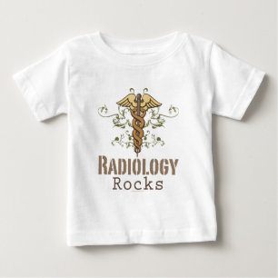 De Bebé La radiología oscila la camiseta larga infantil d