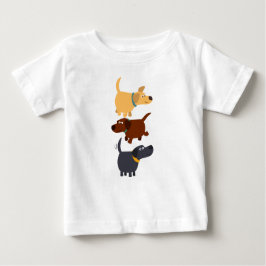 De Bebé Labradores Personalizados en 3 sabores Camiseta be