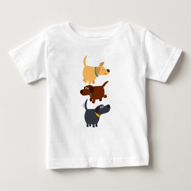 De Bebé Labradores Personalizados en 3 sabores Camiseta be (Anverso)