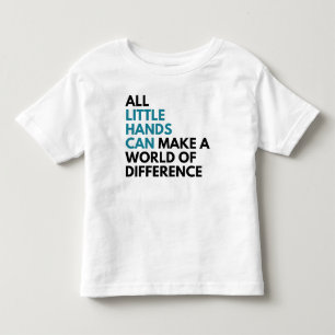 De Bebé Las pequeñas manos pueden la camiseta del niño
