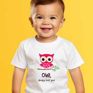 De Bebé Lechuza Siempre Te Encanta Imprimir Una Camiseta B