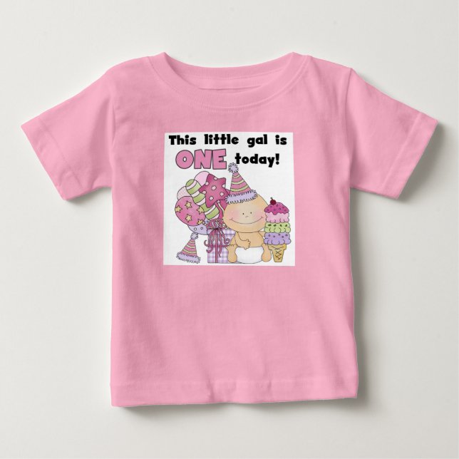 De Bebé Little Gal es una camiseta y regalos (Anverso)