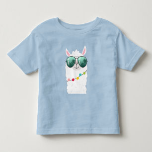 De Bebé Llama Rama Cumpleaños Partido Camiseta Chica Alpac