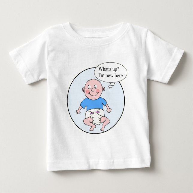 De Bebé Lo que es una camiseta (Anverso)