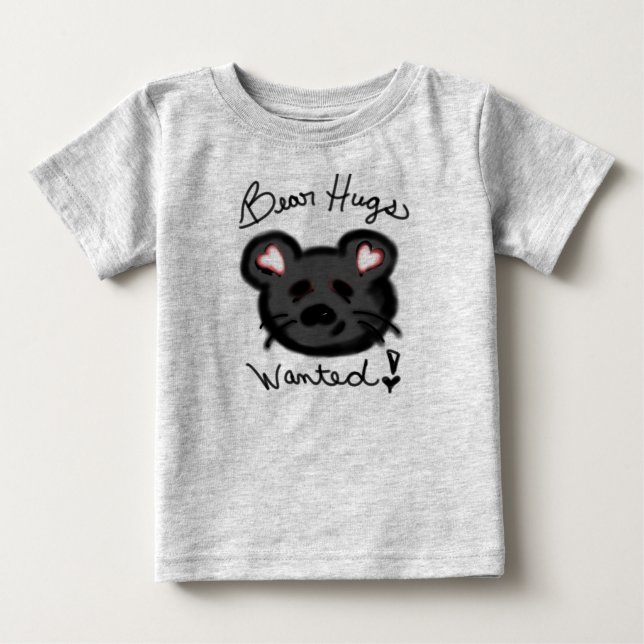 De Bebé Los abrazos del oso querían una camiseta (Anverso)