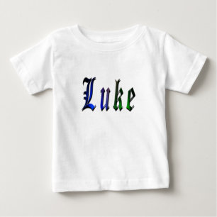 De Bebé Luke, Logo del Nombre, Camiseta para Niños.