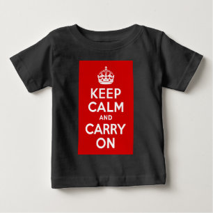 De Bebé Mantener la calma y llevar la camiseta