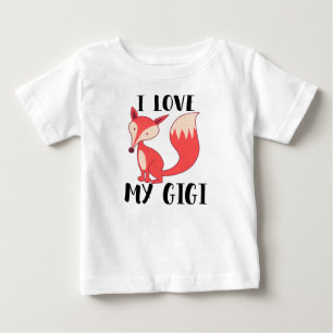 De Bebé Me encanta mi camiseta Gigi Baby