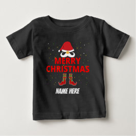 De Bebé MERRY CHRISTMAS PERSONALIZÓ Camiseta