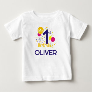 De Bebé Mi 1er Cumpleaños - Camiseta para niños o niñas pe