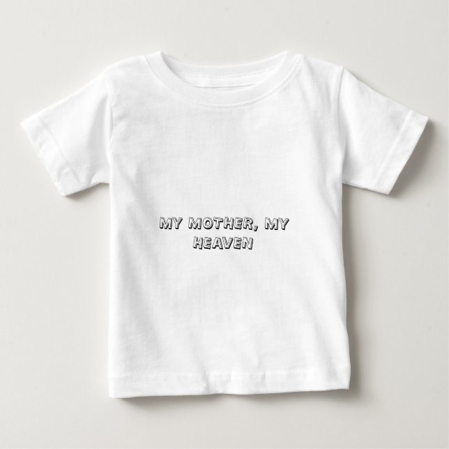 De Bebé mi madre, mi camiseta del cielo (Anverso)