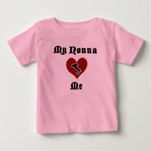 De Bebé Mi Nonna Me Ama Camiseta Para Niños Pequeños