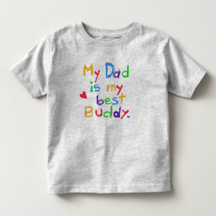De Bebé Mi papá mi mejor camiseta del compinche