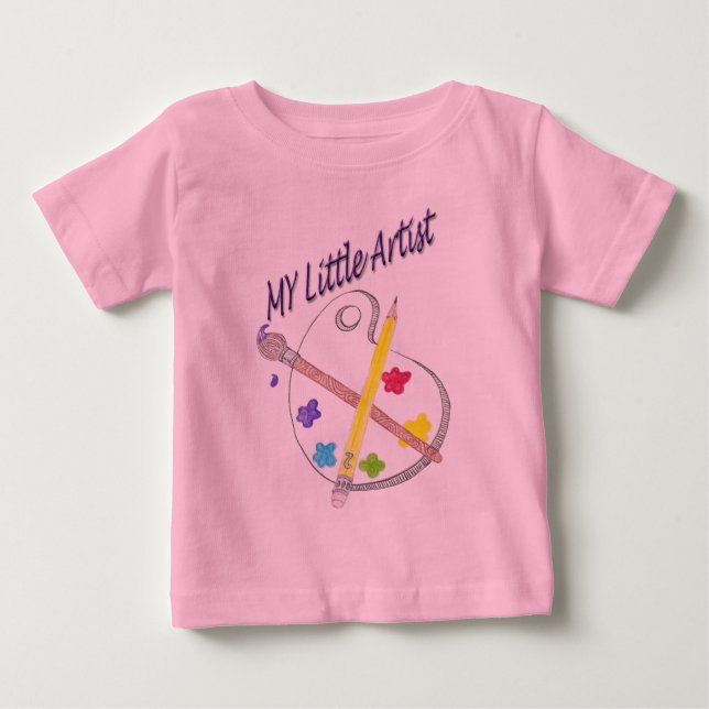De Bebé Mi pequeña camiseta del niño del artista (Anverso)