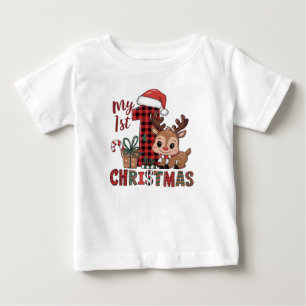 De Bebé Mi primera camiseta navideña