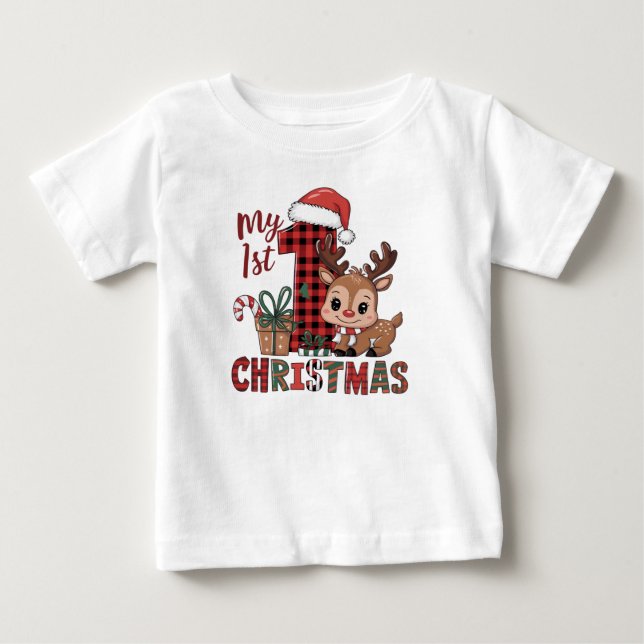 De Bebé Mi primera camiseta navideña (Anverso)
