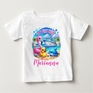 De Bebé Mi primera camiseta para niños en crucero