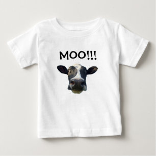 De Bebé ¡¡¡Moo!!! Camiseta