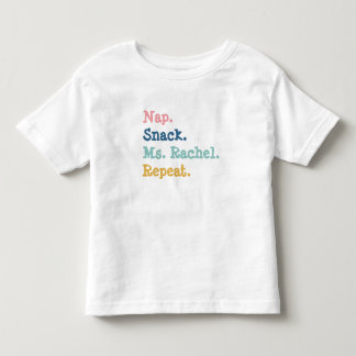 De Bebé Nap Snack Sra Rachel Repetir la camiseta para los