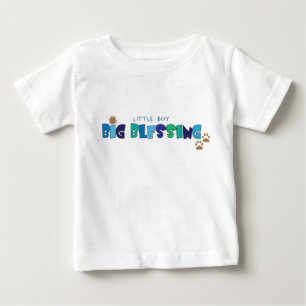 De Bebé Niño pequeño, camiseta cristiana bendecida