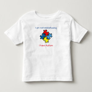 De Bebé No Mala conducta Tengo Autismo Camiseta Sin Tagor